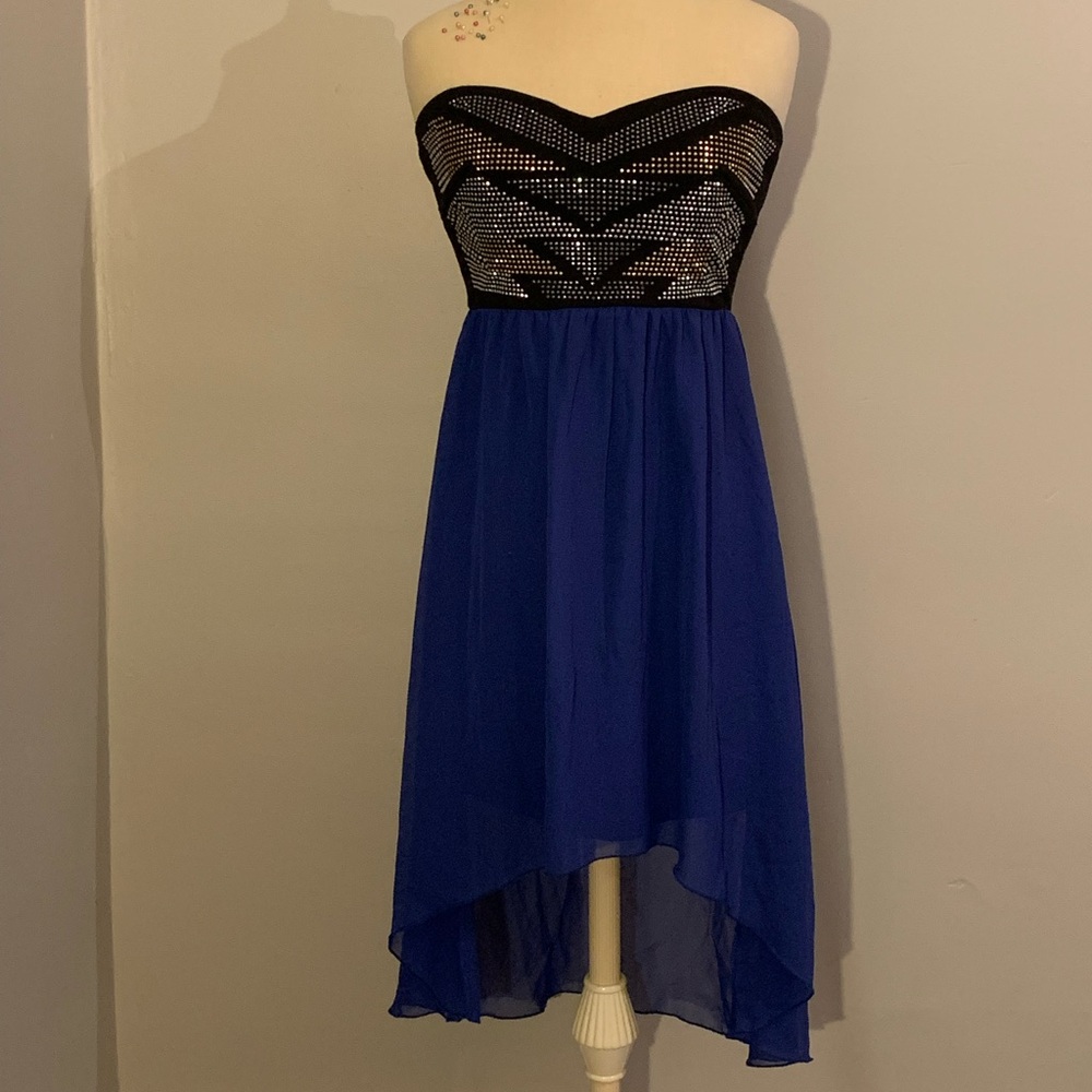 Charlotte Russe Gemstone High-Low Dress